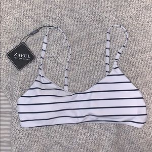 Striped Zaful Bikini Top